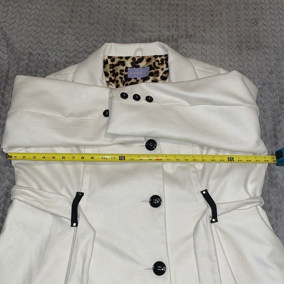 NWT Madden Girl by Steve Madden Pea Coat. Classic Black and White. NWT. 3X - Picture 10 of 12